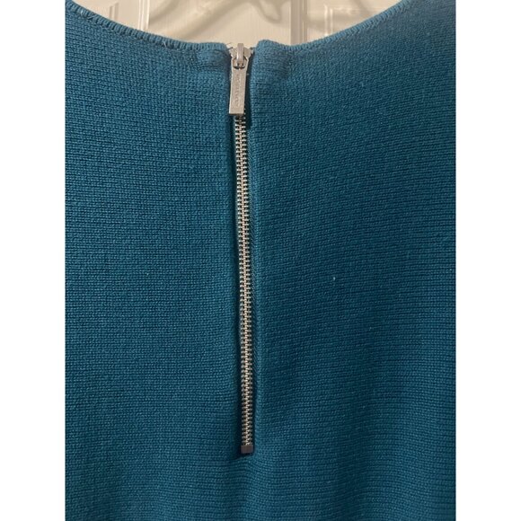 Michael Kors Teal Tunic-length Sweater, Size Medium - Picture 7 of 9